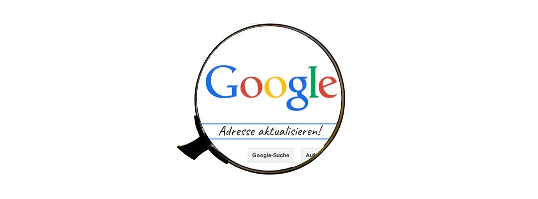 Google Adresse in Datenschutzerklärung aktualisieren