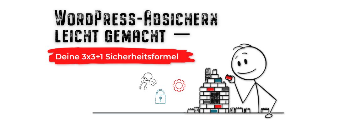 WordPress absichern leicht gemacht – deine 3×3+1 Sicherheitsformel