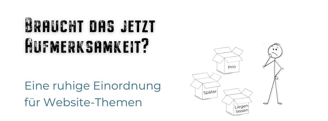 Bei Website-Problemen: Einordnung statt Daueralarm